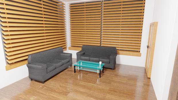 小さな事務所『Blender3Dモデル』