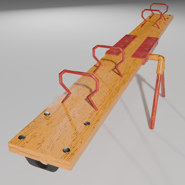 シーソー『Blender3Dモデル』