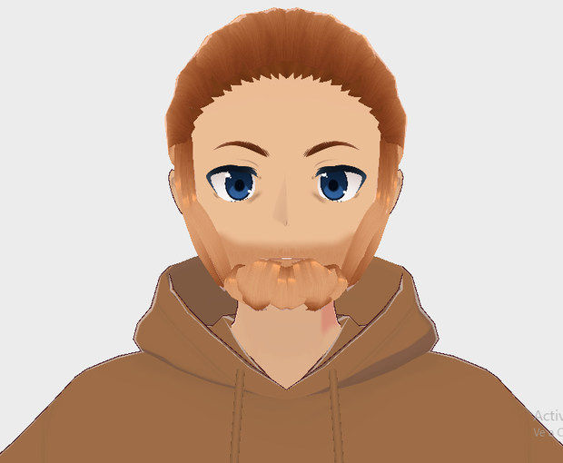 Beard man 3d Vroid