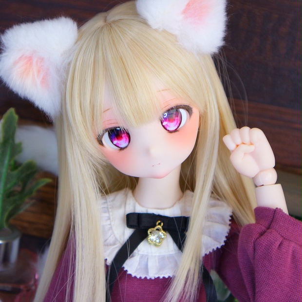 DDH-27 ディーラー様 カスタムヘッド SW肌 セミホワイト肌 ウィッグ