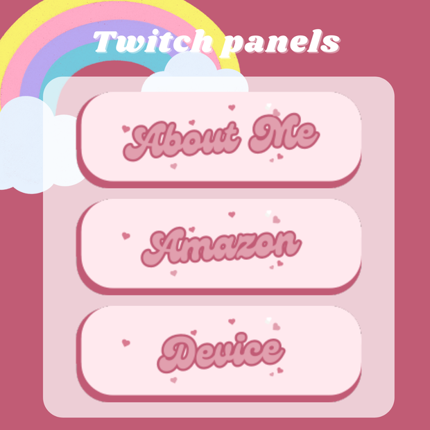Twitchパネル・バナー・Twitch Panels【80's】
