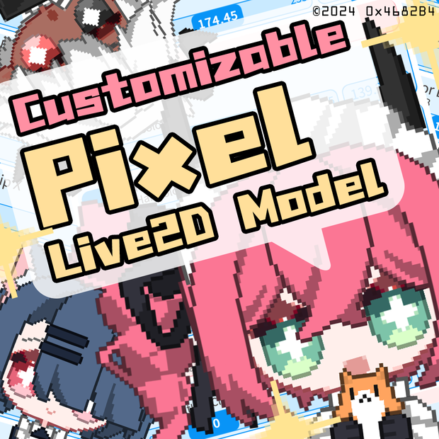 【Live2D】Customizable Pixel Model Type-H3 (v1.3)