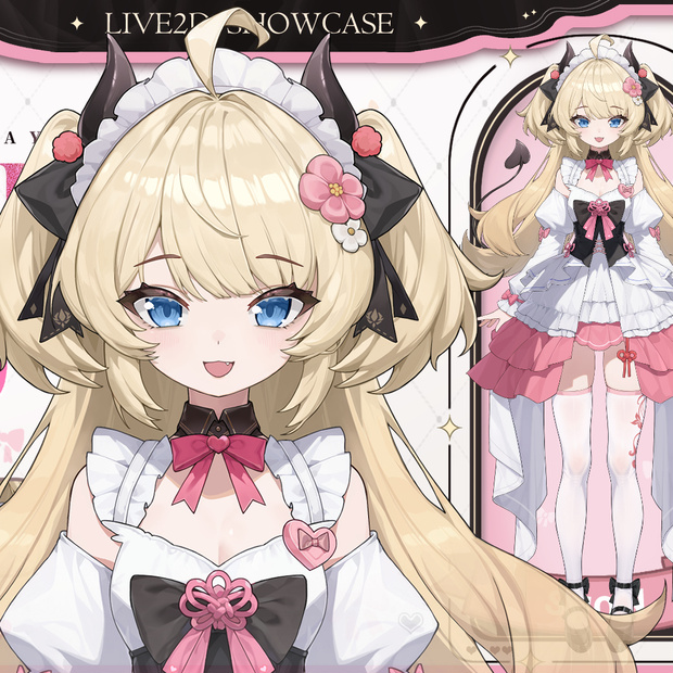 【Live2Dモデル】_VTS専用_金髪の小悪魔