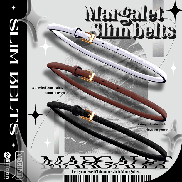 【VRChat用】スリムベルト Belt_slim