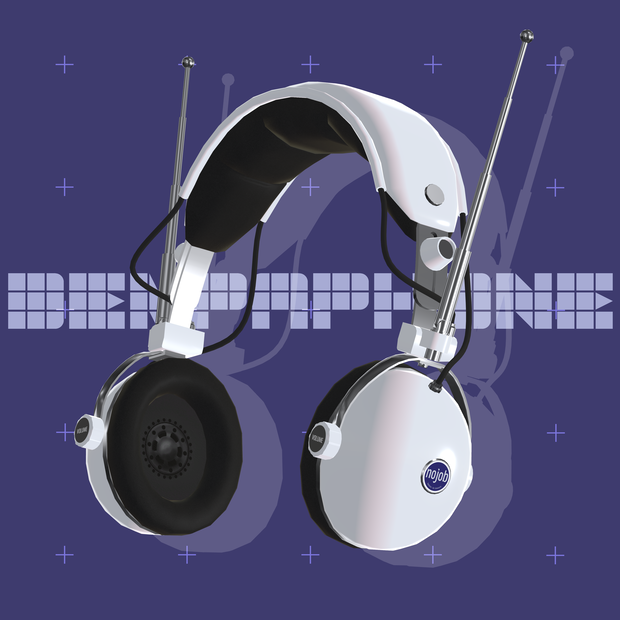 超！電波系アンテナ付きヘッドホン3Dモデル -DEMPAPHONE-