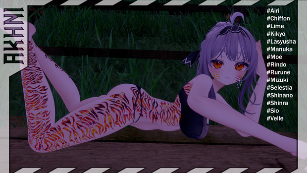 Crimson Roar Tattoos /  紅虎のタトゥー🐯 4K HD