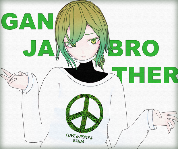 オリジナル3Dモデル「ガンジャのお兄さん」