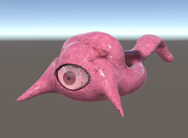 オリジナル3Dモデル「グロ肉くん」