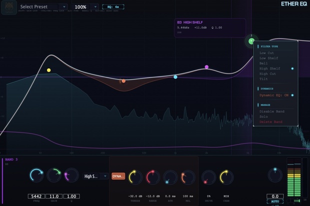 ETHER EQ | 最大32バンド直感型EQ - CalPochi Plugins - BOOTH