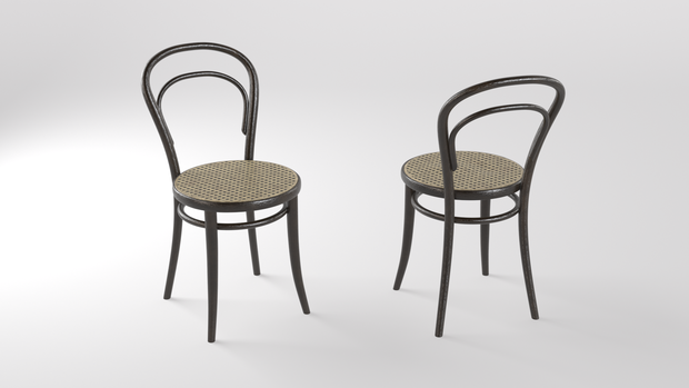 カフェチェア【3Dモデル】