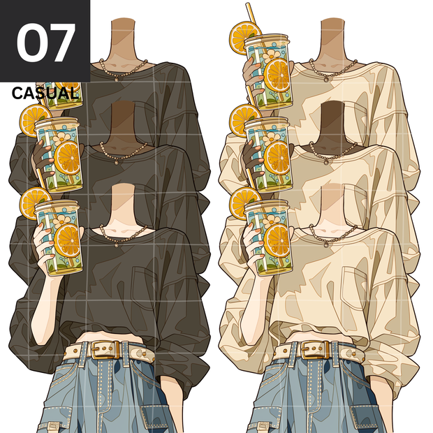 07 - CASUAL DAY | Vts | VTuber向け | Vtuber Asset