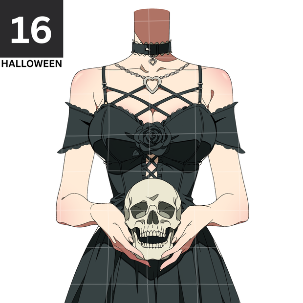 16 - CASUAL HALLOWEEN | Vts | VTuber向け | Vtuber Asset
