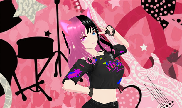 Vroid Hair and Model preset (Sylvia Model) :D