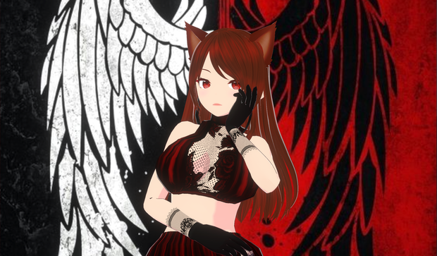 Nami Long hair version (Vroid Model and VRM)