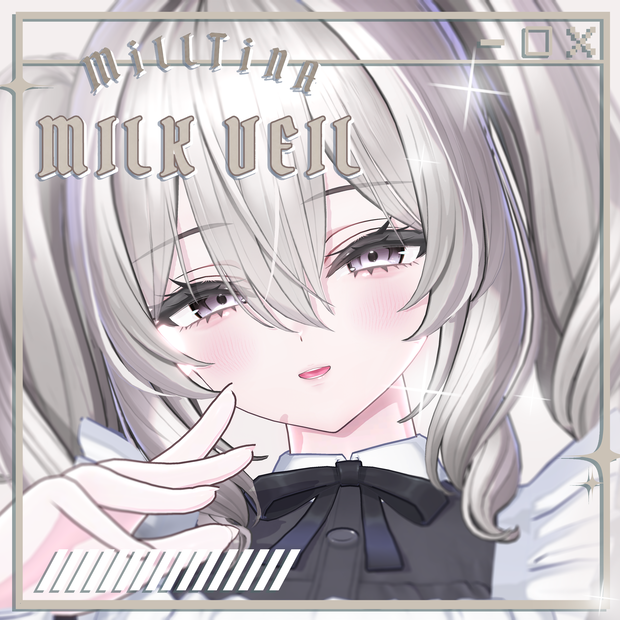 Milltina_ミルティナ] 𝓜𝓲𝓵𝓴 𝓥𝓮𝓲𝓵 MakeUp Set | Face+Body+Eye+BlandShapes