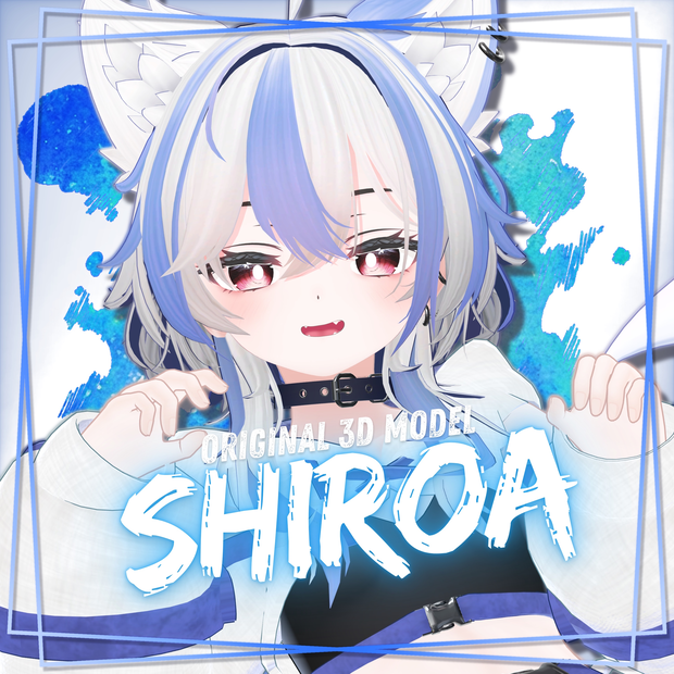 Shiroa -シロア- 【オリジナル3Dモデル】