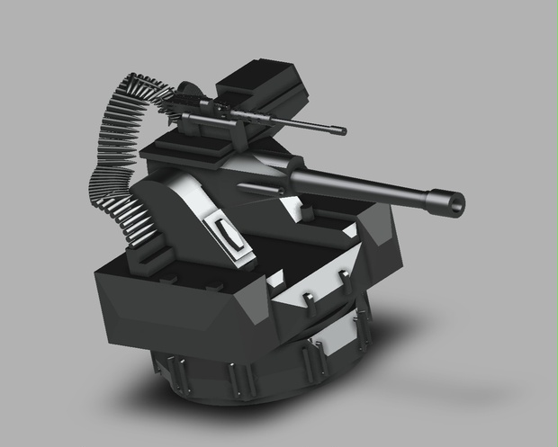 1/700 Mk.38 mod4 30mm機関砲