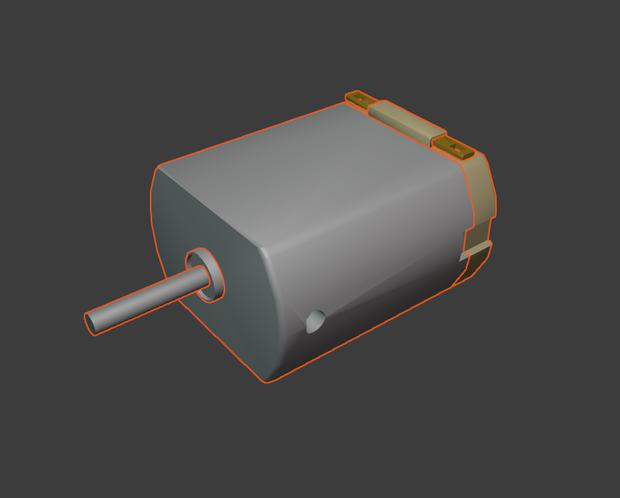 [3D model] DCモーター01