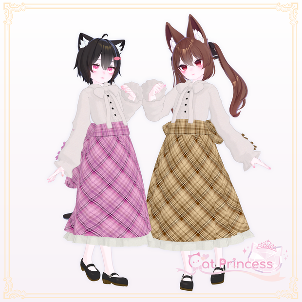 ﾌｫﾛﾜｰ2000人記念！無料衣装『ふんわりガーリー』VRChat