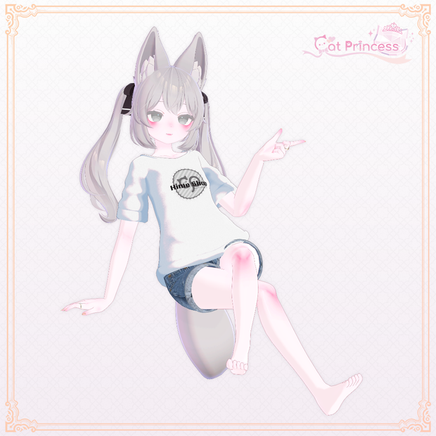 カリンちゃん用『CP-Tshirt』あまとうさぎ【VRChat】