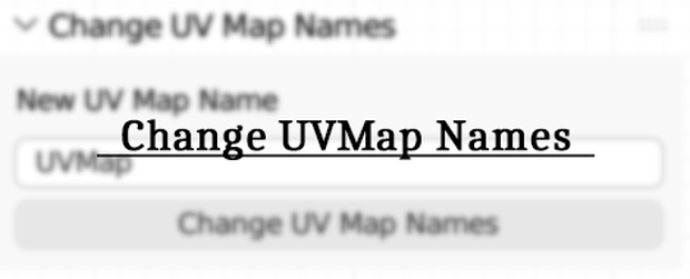 【無料】Change UVMap Names [Blender3.5.1 4.2対応]