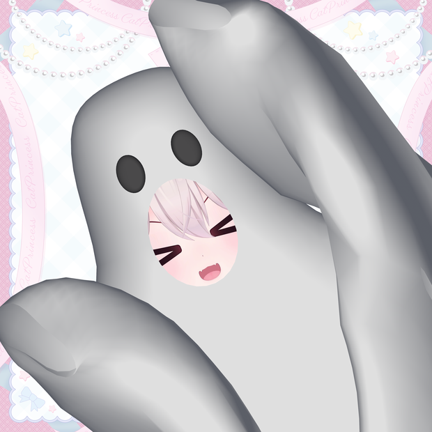 ﾌｫﾛﾜｰ9000人記念！無料アイテム『ゴーストコスチューム -カリン-』VRChat