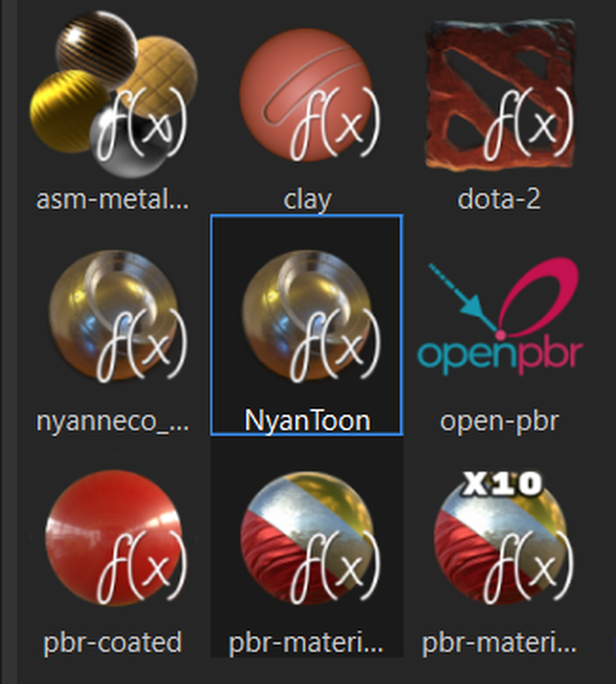SubstancePainter向けToonシェーダー「NyanToon」