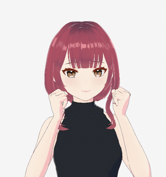 【VRoid】 shortcut hair preset / fbx