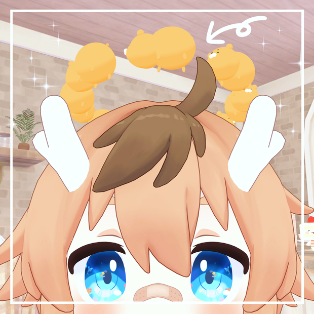 もちもちハムスターヘイロー🐹【PB対応】｜mochi-like hamster halo #MAHOUNOHEYA