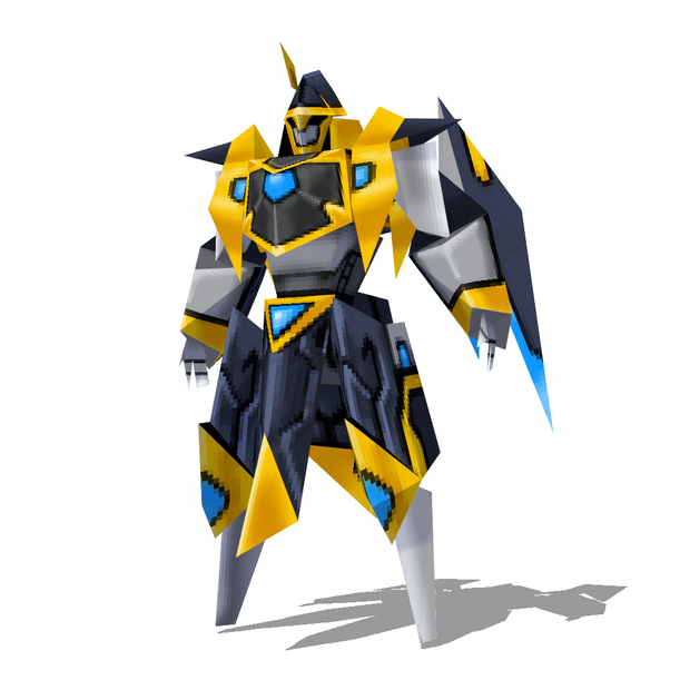 ローポリオリジナルロボット「M・A・D」