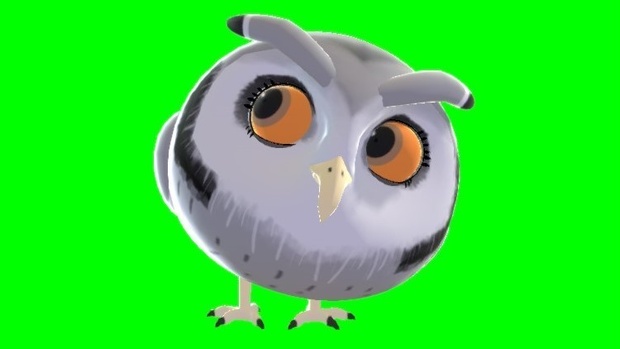 FaceRig用3Dオリジナルアバター「アフリカオオコノハズク（ScopsOwl）」