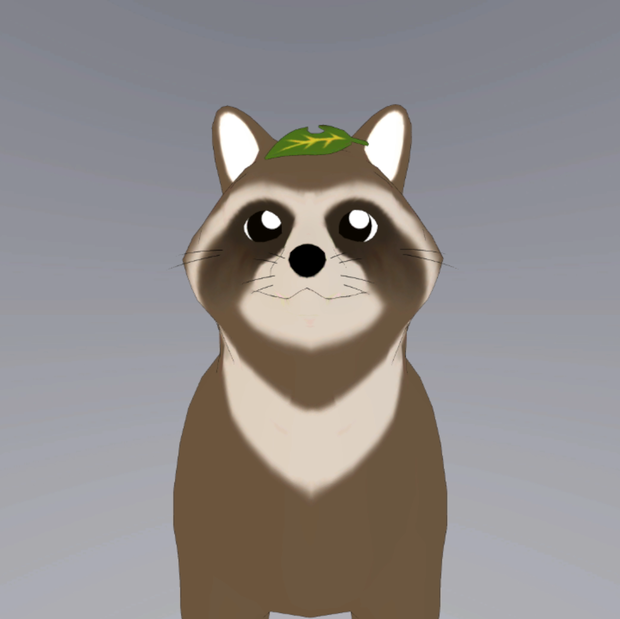 「たぬき"Racoon dog"」オリジナル３Dアバター