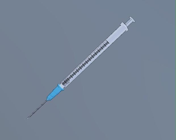 [VRChat想定] 注射器