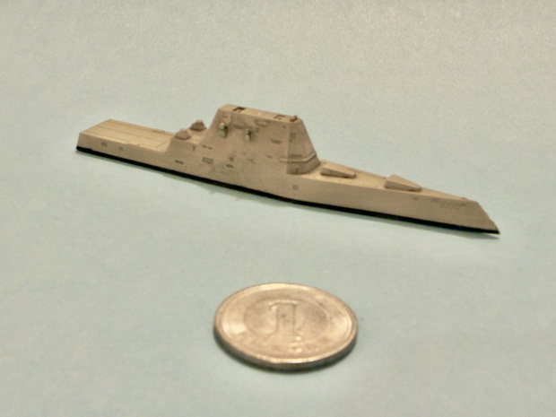 1/2000スケール　ズムウォルト級　駆逐艦　3Dプリント用データ
