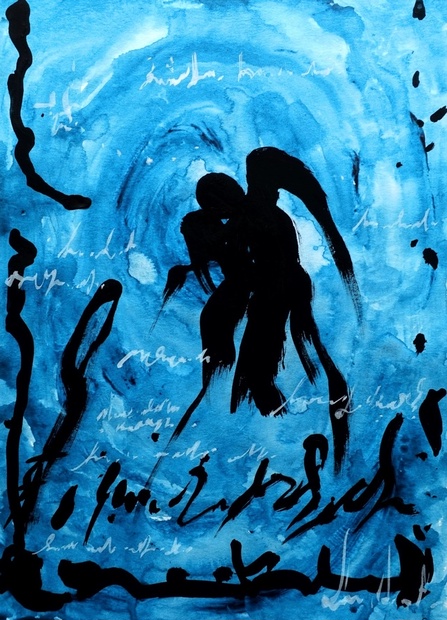 直筆画/絵画/ 【魔夢】 弘司 直筆絵画『 歓喜天使 』 - 山田玲司 シエスタウン - BOOTH