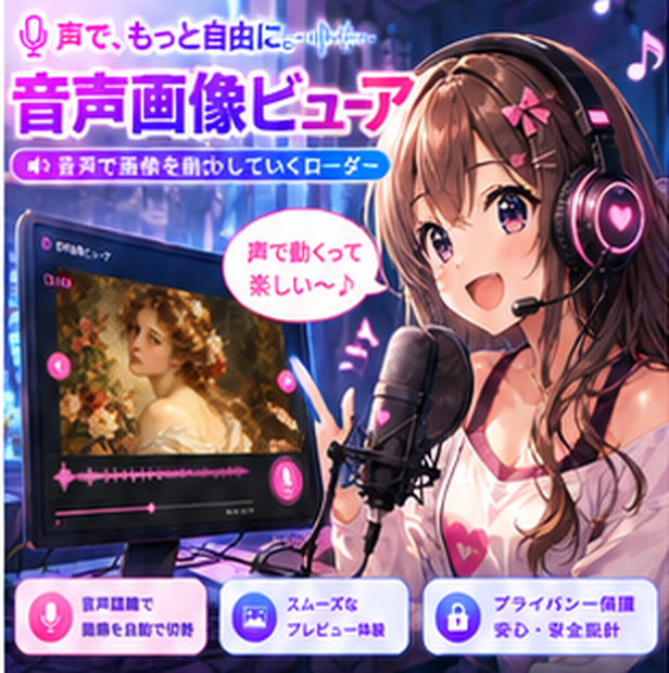 音声画像ビューア