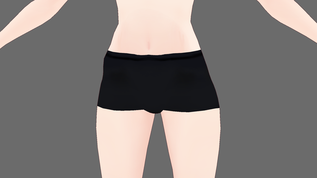 【VRoidβ版】Short leggings Texture for VRoid/VRoidのスパッツ(女性用)