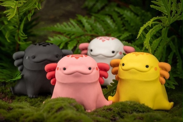 お座りウーパールーパー - grüezi lab - BOOTH