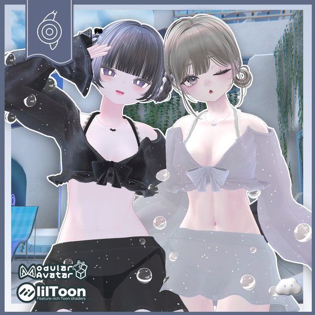 【17アバター対応衣装】すいさい / Suisai《シャボン玉が揺れる！》