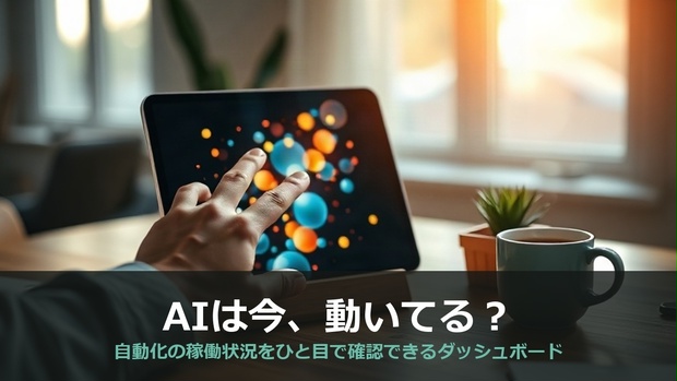 AI自動化 稼働監視ダッシュボード スターターキット｜自動化ツールが動いているか、ひと目で確認