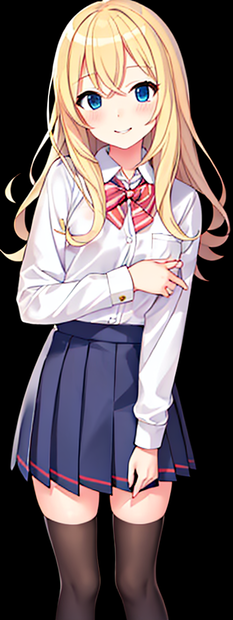 【BOOTH限定】フリー　美少女立ち絵