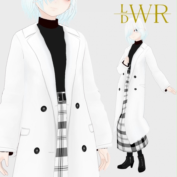 美品！RNA チェスターコート　ペイント　イラスト RNA ペイントコート チェスターコート