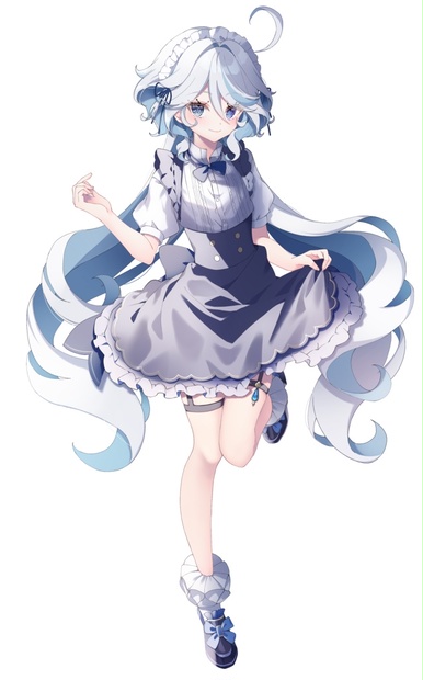 メイド服フリーナアクリルスタンド - ぽめた〜ろ - BOOTH