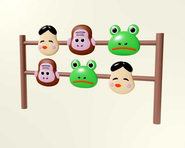 お祭り　おめん