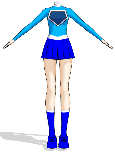 mmd　スーパーヒロイン風コスプレ衣装　商用ライセンス
