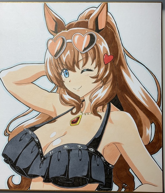 大色紙】ウマ娘・水着マルゼンスキー - 9ミリパラフィリア弾 - BOOTH