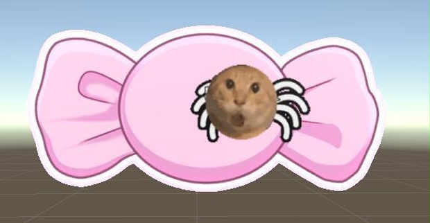 圆头耄耋蜘猪发夹 哈基米  Cat Spider Hair Clip