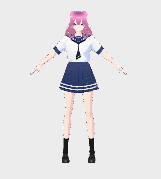 3Dアバター（NBpi(160)(セーラー服))