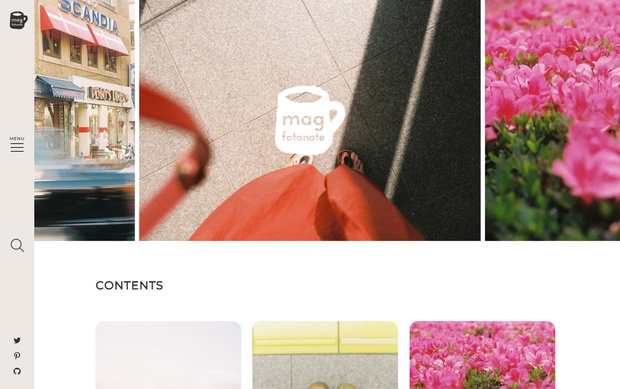 写真が主役。 magazine 風デザインの WordPressテーマ「mag.」
