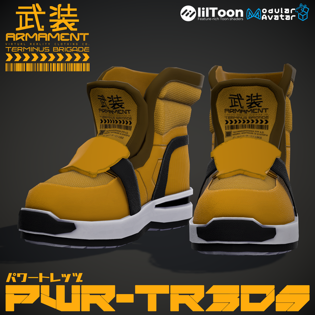 [6アバター対応] ハイトップスニーカー PWR-TR3DS "PowerTreads"